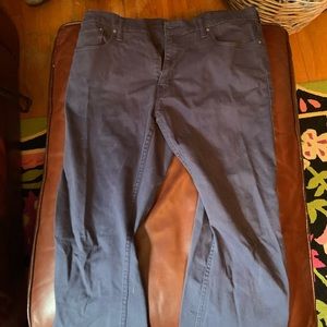 Navy Levi Khakis 36x32
